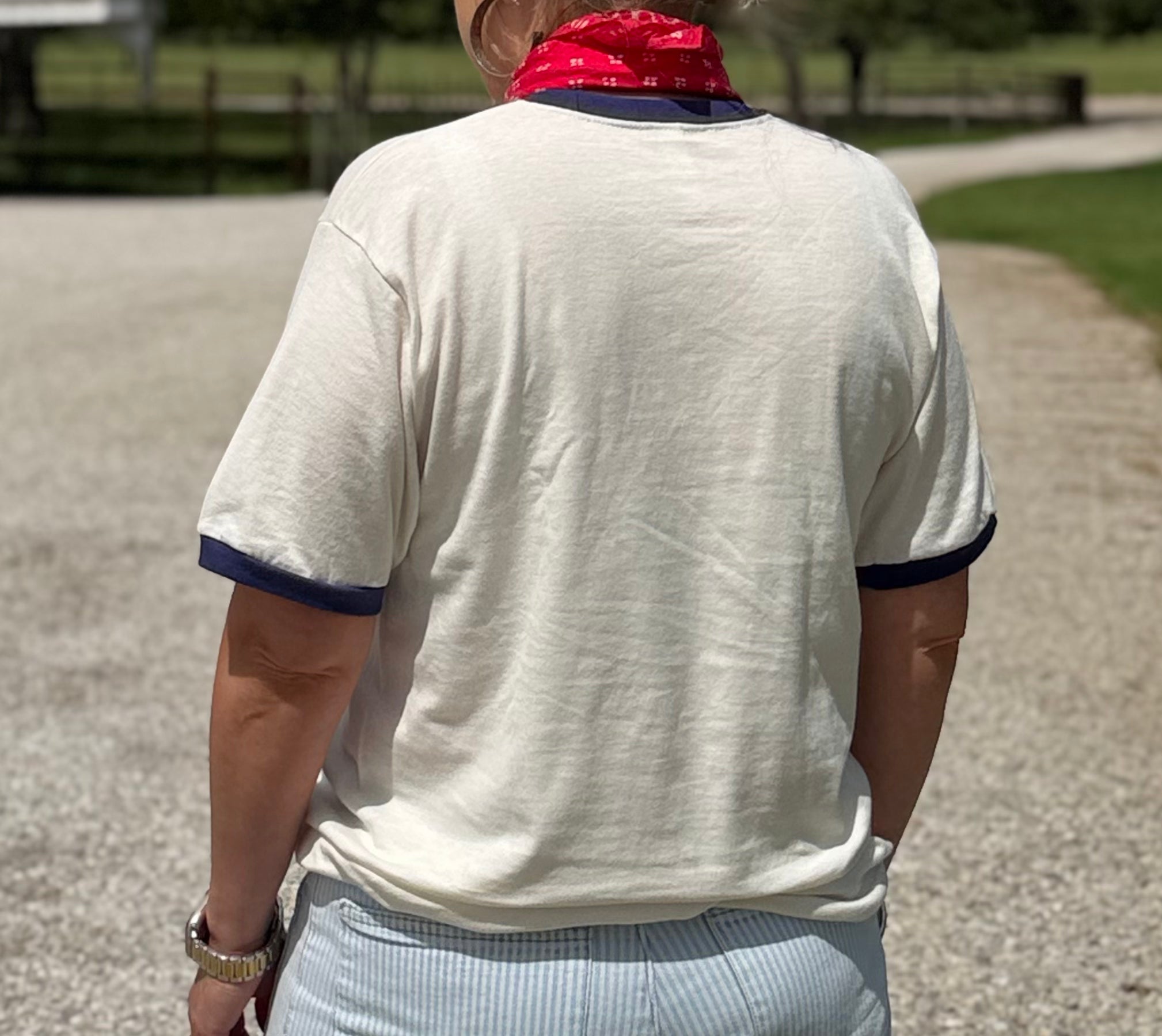 Take It Easy Ringer Tee
