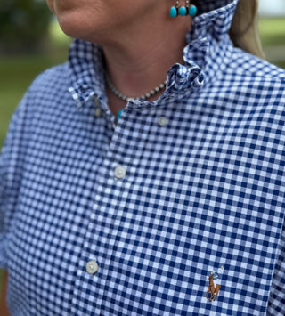 Bluebonnet Reworked Button Up