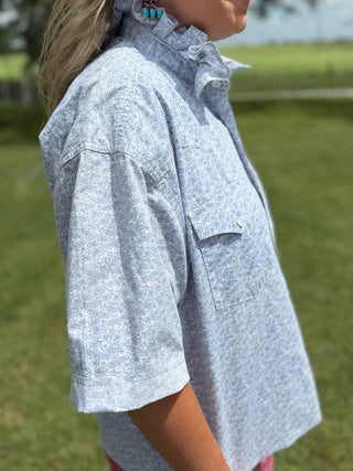 Prairie Pearl Reworked Snap Shirt