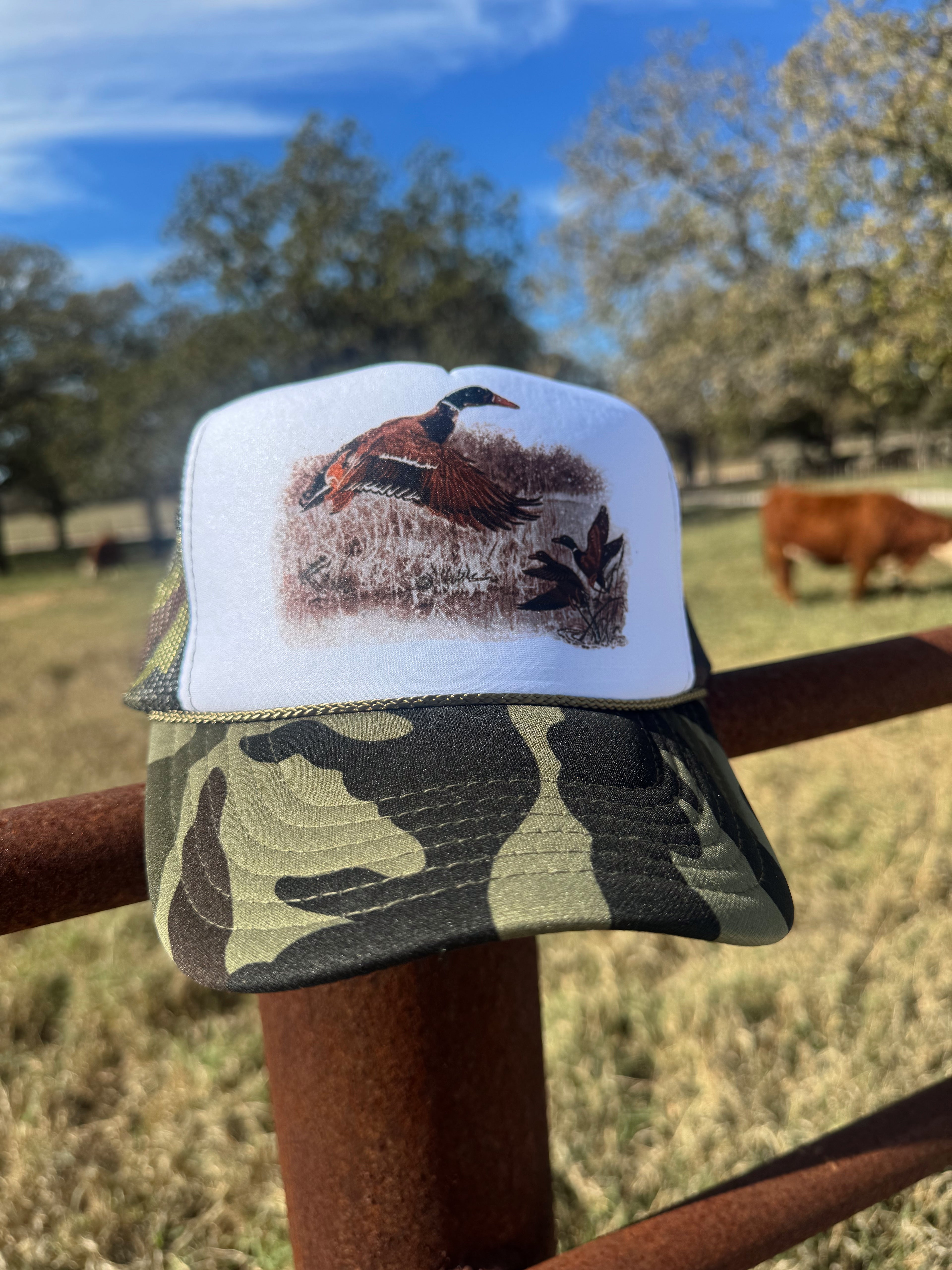 Retro Duck Trucker Camo