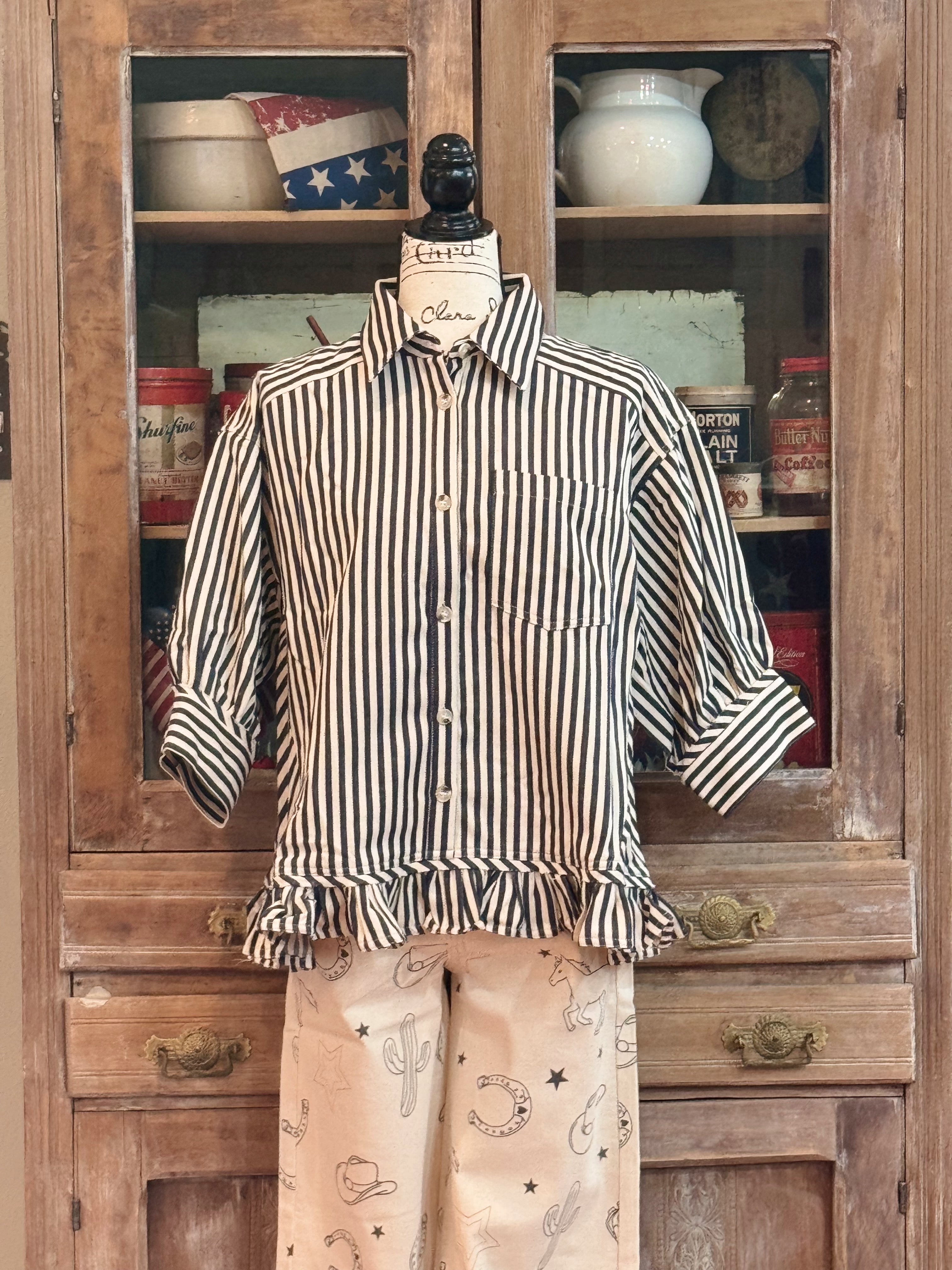 The Candy Stripe in Navy