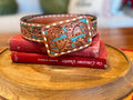 Tooled Turquoise Belt