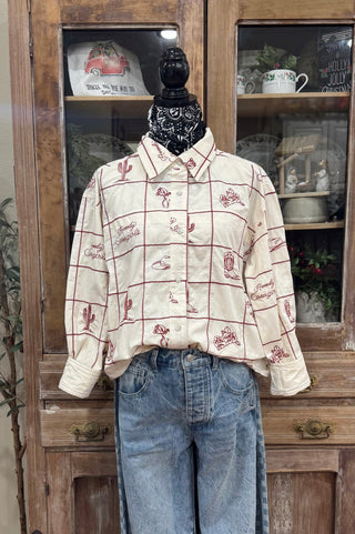 The Kasey Western Button Down