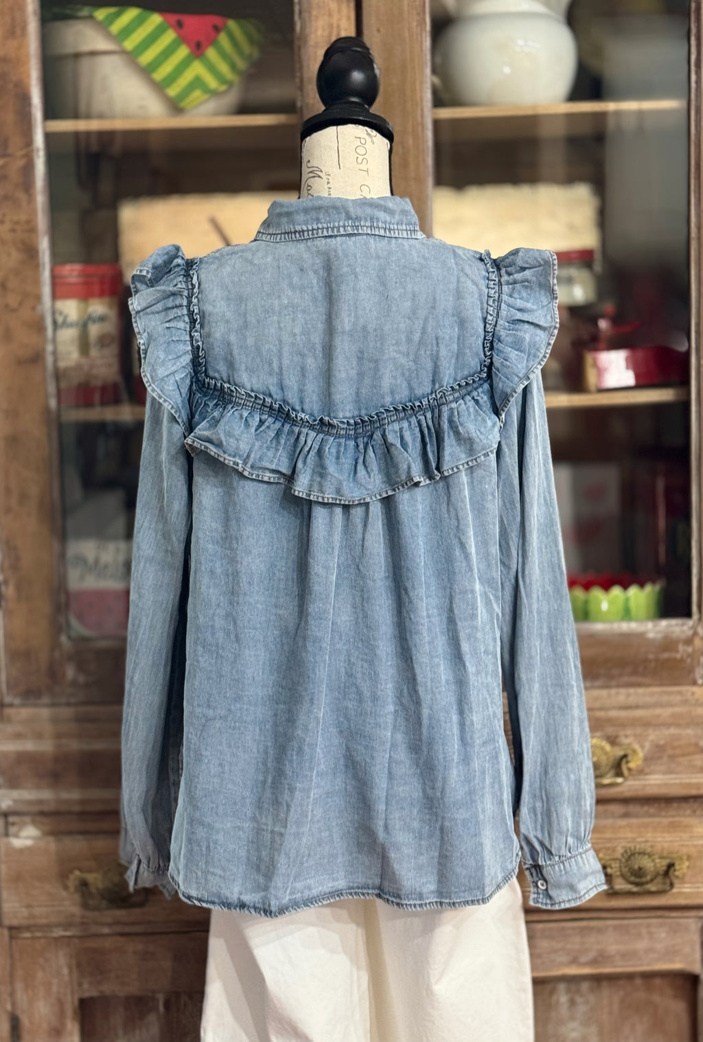 The Marty Denim Top