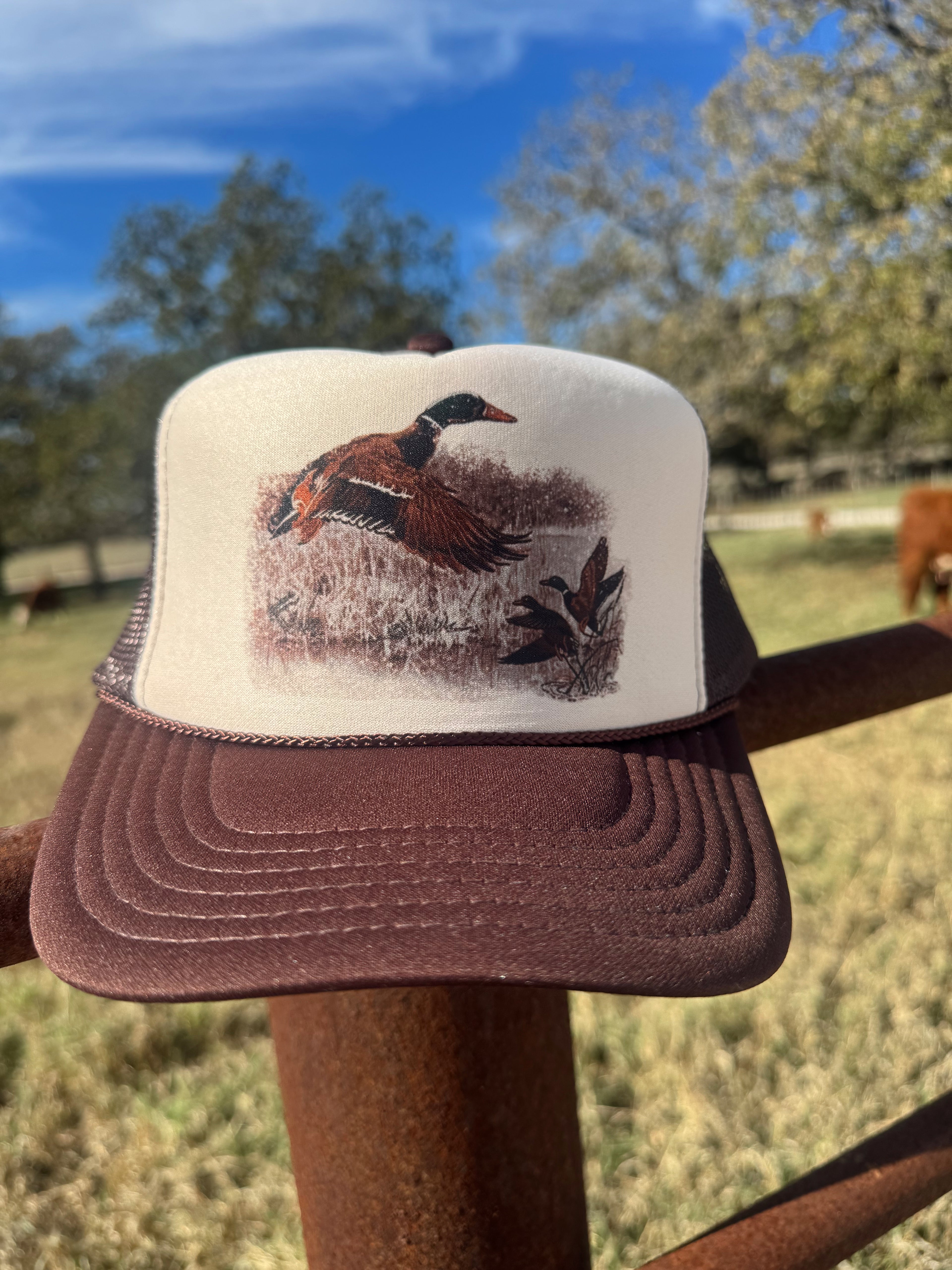 Retro Duck Trucker Brown